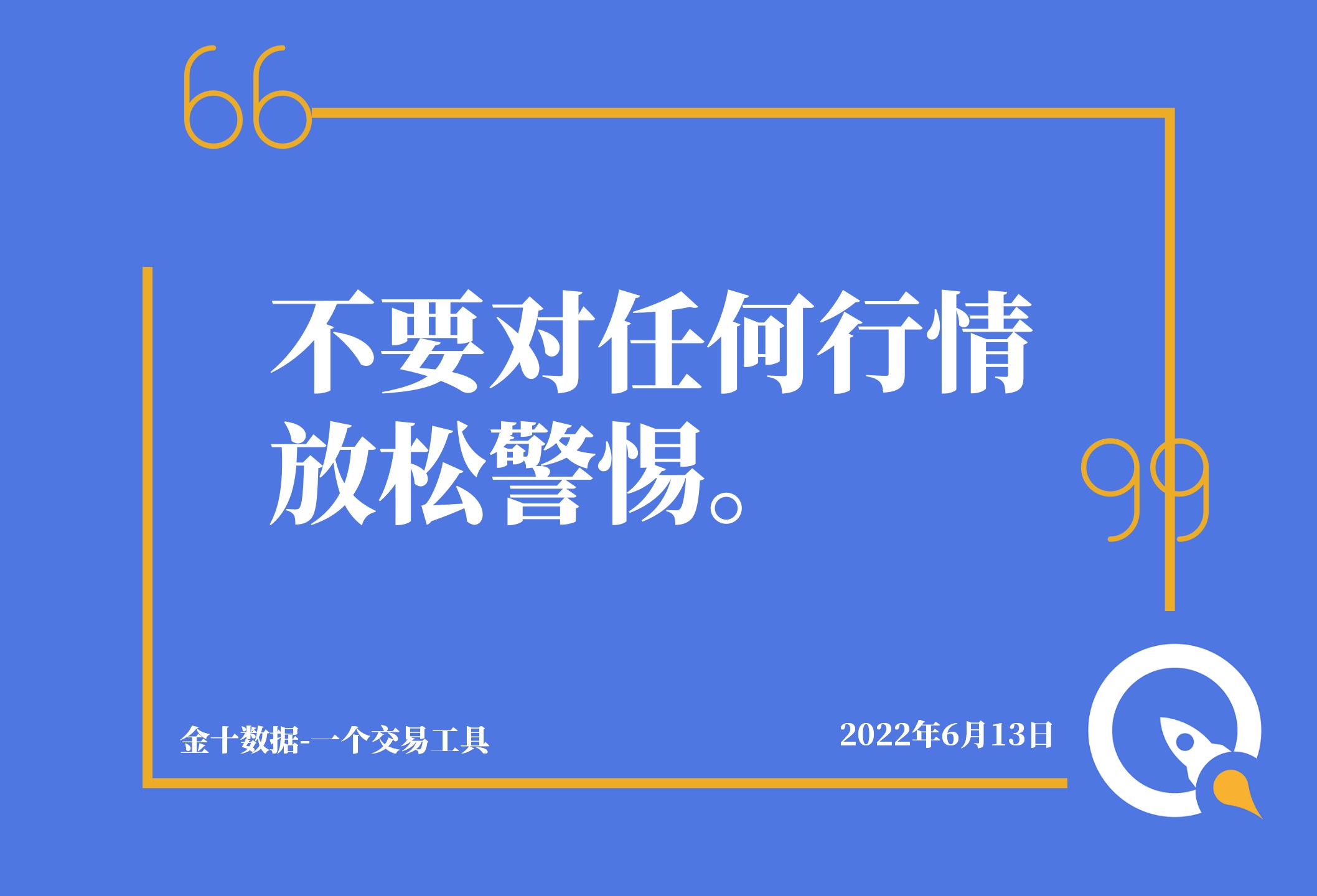 金十数据早餐 ｜ 2022年6月13日美国CPI同比上涨8.6%，通胀压力强化美联储加息预期